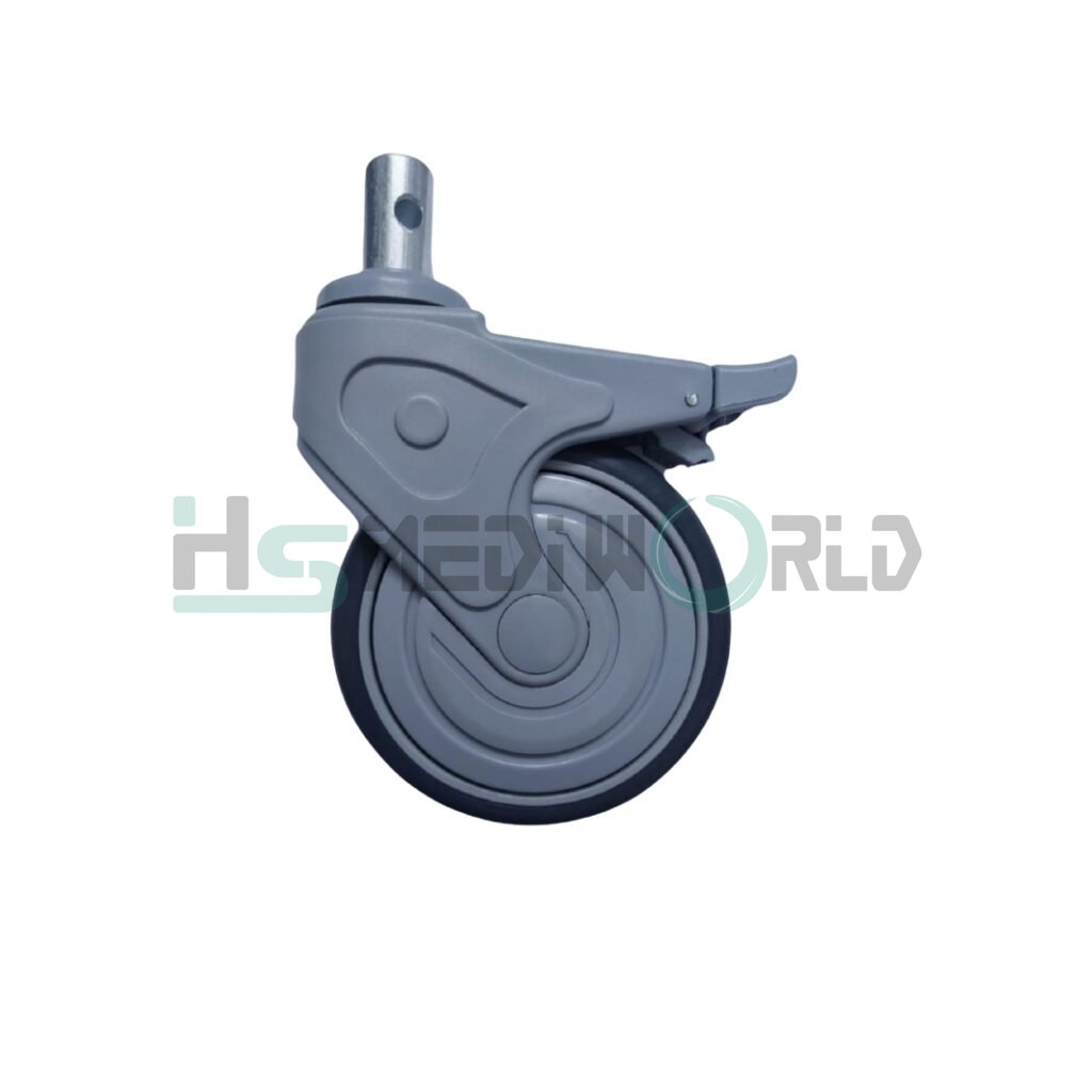 5" NYLON BODY CASTOR WITH MRI COMPATIBLE