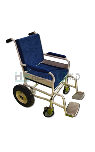 FIX WHEEL CHAIR WITH 14" RUBBER  WHEEL
