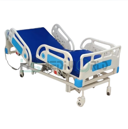 electric Fowler bed with ABS railing with Wheels
