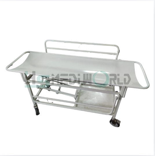 Patient Stretcher MS with MS Railing, cylinderstand & Wheel 6"
