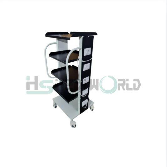 lapro cum monitor trolley mild steel