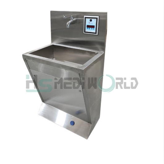 SCRUB STATION 24" SENSOR OPRATED WITH FOOT