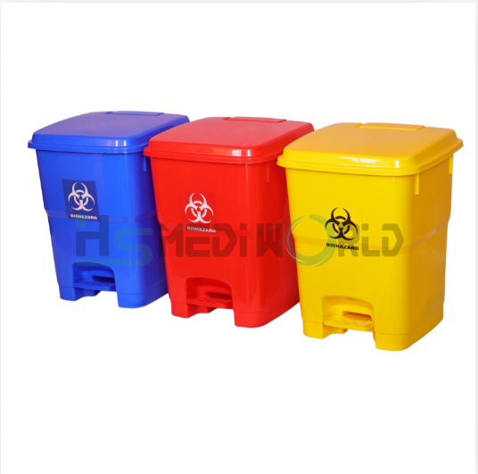 HEAVY PLASTIC PEDAL DUSTBIN 32 LTR