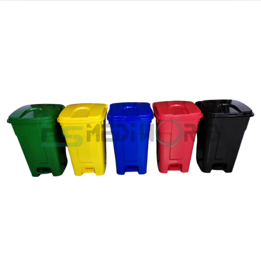 HEAVY PLASTIC PEDAL DUSTBIN  60  LTR